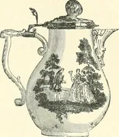 An illustration from Pottery & porcelain, a guide to collectors; containing nearly two hundred illustrations of specimens of various factories, nine coloured plates, and marks and monograms of all the important makers (1912)