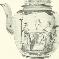 An illustration from Pottery & porcelain, a guide to collectors; containing nearly two hundred illustrations of specimens of various factories, nine coloured plates, and marks and monograms of all the important makers (1912)