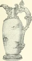 An illustration from Pottery & porcelain, a guide to collectors; containing nearly two hundred illustrations of specimens of various factories, nine coloured plates, and marks and monograms of all the important makers (1912)