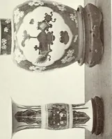 An illustration from Pottery & porcelain, a guide to collectors; containing nearly two hundred illustrations of specimens of various factories, nine coloured plates, and marks and monograms of all the important makers (1912)