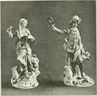 An illustration from Pottery & porcelain, a guide to collectors; containing nearly two hundred illustrations of specimens of various factories, nine coloured plates, and marks and monograms of all the important makers (1912)