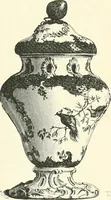 An illustration from Pottery & porcelain, a guide to collectors; containing nearly two hundred illustrations of specimens of various factories, nine coloured plates, and marks and monograms of all the important makers (1912)