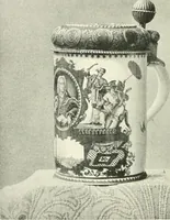 An illustration from Pottery & porcelain, a guide to collectors; containing nearly two hundred illustrations of specimens of various factories, nine coloured plates, and marks and monograms of all the important makers (1912)