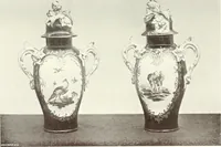 An illustration from Pottery & porcelain, a guide to collectors; containing nearly two hundred illustrations of specimens of various factories, nine coloured plates, and marks and monograms of all the important makers (1912)