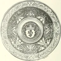 An illustration from Pottery & porcelain, a guide to collectors; containing nearly two hundred illustrations of specimens of various factories, nine coloured plates, and marks and monograms of all the important makers (1912)