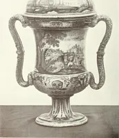 An illustration from Pottery & porcelain, a guide to collectors; containing nearly two hundred illustrations of specimens of various factories, nine coloured plates, and marks and monograms of all the important makers (1912)