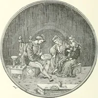 An illustration from Pottery & porcelain, a guide to collectors; containing nearly two hundred illustrations of specimens of various factories, nine coloured plates, and marks and monograms of all the important makers (1912)