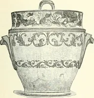 An illustration from Pottery & porcelain, a guide to collectors; containing nearly two hundred illustrations of specimens of various factories, nine coloured plates, and marks and monograms of all the important makers (1912)
