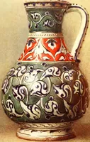 An illustration from Pottery & porcelain, a guide to collectors; containing nearly two hundred illustrations of specimens of various factories, nine coloured plates, and marks and monograms of all the important makers (1912)