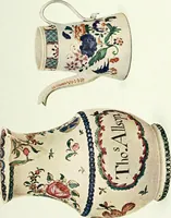 An illustration from Pottery & porcelain, a guide to collectors; containing nearly two hundred illustrations of specimens of various factories, nine coloured plates, and marks and monograms of all the important makers (1912)