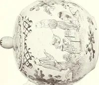 An illustration from Pottery & porcelain, a guide to collectors; containing nearly two hundred illustrations of specimens of various factories, nine coloured plates, and marks and monograms of all the important makers (1912)