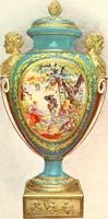An illustration from Pottery & porcelain, a guide to collectors; containing nearly two hundred illustrations of specimens of various factories, nine coloured plates, and marks and monograms of all the important makers (1912)