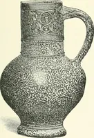 An illustration from Pottery & porcelain, a guide to collectors; containing nearly two hundred illustrations of specimens of various factories, nine coloured plates, and marks and monograms of all the important makers (1912)