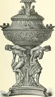 An illustration from Pottery & porcelain, a guide to collectors; containing nearly two hundred illustrations of specimens of various factories, nine coloured plates, and marks and monograms of all the important makers (1912)