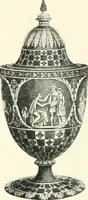 An illustration from Pottery & porcelain, a guide to collectors; containing nearly two hundred illustrations of specimens of various factories, nine coloured plates, and marks and monograms of all the important makers (1912)