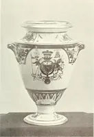 An illustration from Pottery & porcelain, a guide to collectors; containing nearly two hundred illustrations of specimens of various factories, nine coloured plates, and marks and monograms of all the important makers (1912)