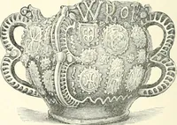 An illustration from Pottery & porcelain, a guide to collectors; containing nearly two hundred illustrations of specimens of various factories, nine coloured plates, and marks and monograms of all the important makers (1912)