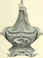 An illustration from Pottery & porcelain, a guide to collectors; containing nearly two hundred illustrations of specimens of various factories, nine coloured plates, and marks and monograms of all the important makers (1912)