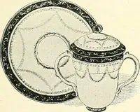 An illustration from Pottery & porcelain, a guide to collectors; containing nearly two hundred illustrations of specimens of various factories, nine coloured plates, and marks and monograms of all the important makers (1912)