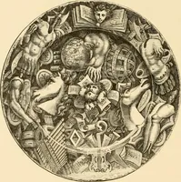 An illustration from Pottery and porcelain of all times and nations : with tables of factory and artists' marks for the use of collectors (1878)