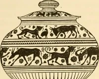 An illustration from Pottery and porcelain of all times and nations : with tables of factory and artists' marks for the use of collectors (1878)