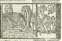 Picture 9 of 33 from P. Ouidii Metamorphosis : cum luculentissimis Raphaelis Regij enarrationibus : quibus cũ alia q̃da[m] ascripta sunt : q̃ in exemplarib[us] antea impressis nom inueniuntur : tum eorum apologia : q̃ fuerant a quibusdam reprehensa (1517), leaf 107