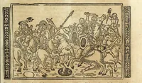 Picture 18 of 33 from P. Ouidii Metamorphosis : cum luculentissimis Raphaelis Regij enarrationibus : quibus cũ alia q̃da[m] ascripta sunt : q̃ in exemplarib[us] antea impressis nom inueniuntur : tum eorum apologia : q̃ fuerant a quibusdam reprehensa (1517), leaf 207