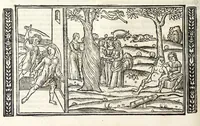 Picture 22 of 33 from P. Ouidii Metamorphosis : cum luculentissimis Raphaelis Regij enarrationibus : quibus cũ alia q̃da[m] ascripta sunt : q̃ in exemplarib[us] antea impressis nom inueniuntur : tum eorum apologia : q̃ fuerant a quibusdam reprehensa (1517), leaf 236
