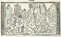 Picture 30 of 33 from P. Ouidii Metamorphosis : cum luculentissimis Raphaelis Regij enarrationibus : quibus cũ alia q̃da[m] ascripta sunt : q̃ in exemplarib[us] antea impressis nom inueniuntur : tum eorum apologia : q̃ fuerant a quibusdam reprehensa (1517), leaf 308