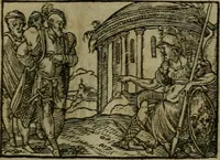 An illustration from Povrtraits divers (1557)