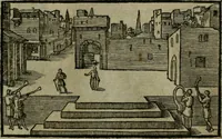 An illustration from Povrtraits divers (1557)