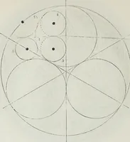 An illustration from The power of form applied to geometric tracery : one hundred designs and their foundations resulting from one diagram (1851)