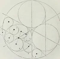 An illustration from The power of form applied to geometric tracery : one hundred designs and their foundations resulting from one diagram (1851)