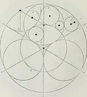 An illustration from The power of form applied to geometric tracery : one hundred designs and their foundations resulting from one diagram (1851)