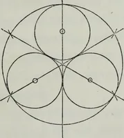 An illustration from The power of form applied to geometric tracery : one hundred designs and their foundations resulting from one diagram (1851)