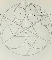 An illustration from The power of form applied to geometric tracery : one hundred designs and their foundations resulting from one diagram (1851)