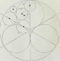 An illustration from The power of form applied to geometric tracery : one hundred designs and their foundations resulting from one diagram (1851)