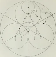An illustration from The power of form applied to geometric tracery : one hundred designs and their foundations resulting from one diagram (1851)
