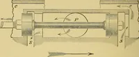 An illustration from The practical application of the slide valve and link motion to stationary, portable, locomotive, and marine engines : with new and simple methods for proportioning the parts (1897)