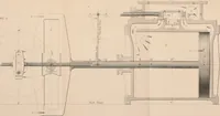 An illustration from The practical application of the slide valve and link motion to stationary, portable, locomotive, and marine engines : with new and simple methods for proportioning the parts (1897)