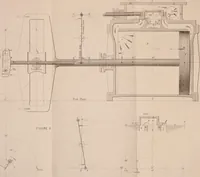 An illustration from The practical application of the slide valve and link motion to stationary, portable, locomotive, and marine engines : with new and simple methods for proportioning the parts (1870)