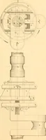 An illustration from The practical application of the slide valve and link motion to stationary, portable, locomotive, and marine engines : with new and simple methods for proportioning the parts (1870)