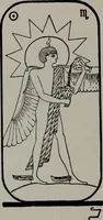 An illustration from Practical astrology : a simple method of casting horoscopes : and language of the stars easily comprehended (1901)