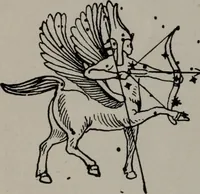 An illustration from Practical astrology : a simple method of casting horoscopes : and language of the stars easily comprehended (1901)