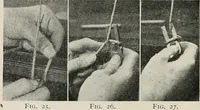 An illustration from Practical bookbinding : a text-book intended for those who take up the art of bookbinding, and designed to give sufficient help to enable handy persons to bind their books and periodicals (1908)