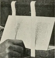 An illustration from Practical bookbinding : a text-book intended for those who take up the art of bookbinding, and designed to give sufficient help to enable handy persons to bind their books and periodicals (1908)