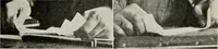 An illustration from Practical bookbinding : a text-book intended for those who take up the art of bookbinding, and designed to give sufficient help to enable handy persons to bind their books and periodicals (1908)