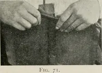 An illustration from Practical bookbinding : a text-book intended for those who take up the art of bookbinding, and designed to give sufficient help to enable handy persons to bind their books and periodicals (1908)