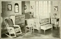 An illustration from The practical book of furnishing the small house and apartment (1922)