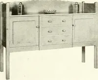 An illustration from The practical book of furnishing the small house and apartment (1922)